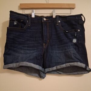 Levi's Dark Blue Jean Shorts